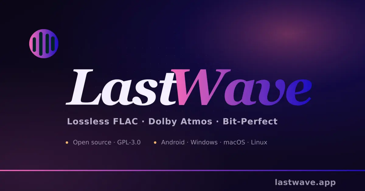 LastWave Desktop - Lossless FLAC YouTube Music Player for PC.